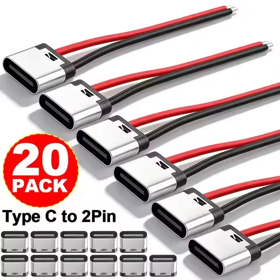 Usb Hub - 5-20PCS Cable de extensión USB-C tipo