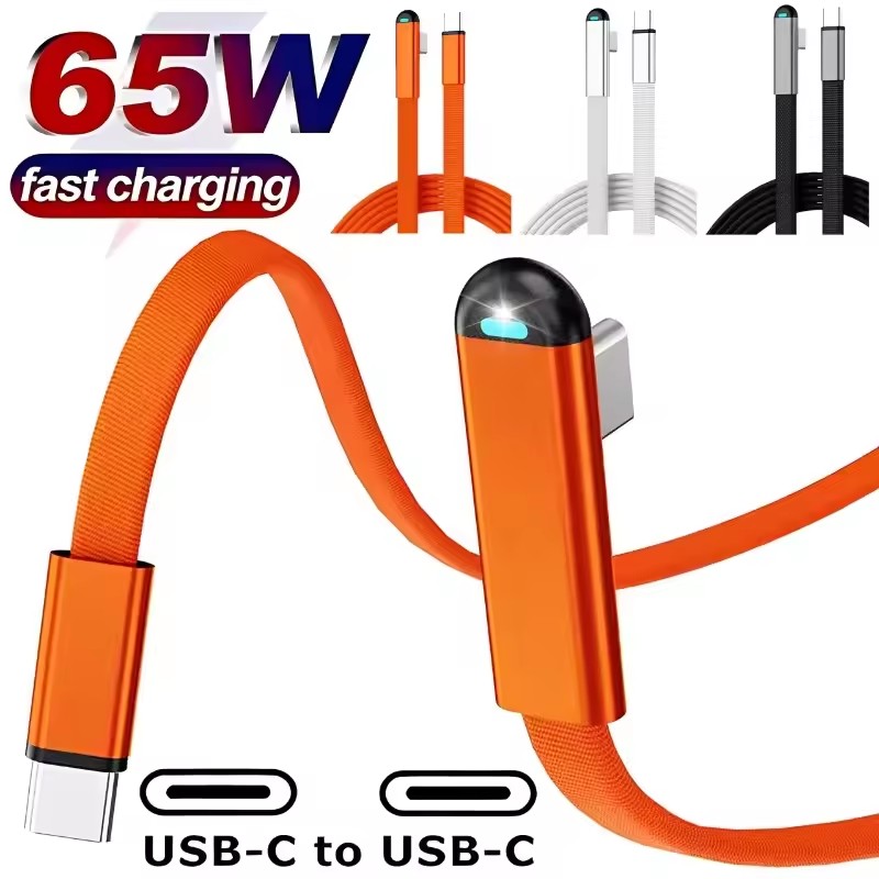 Usb Charger - Cable trenzado de carga rápida USB-C