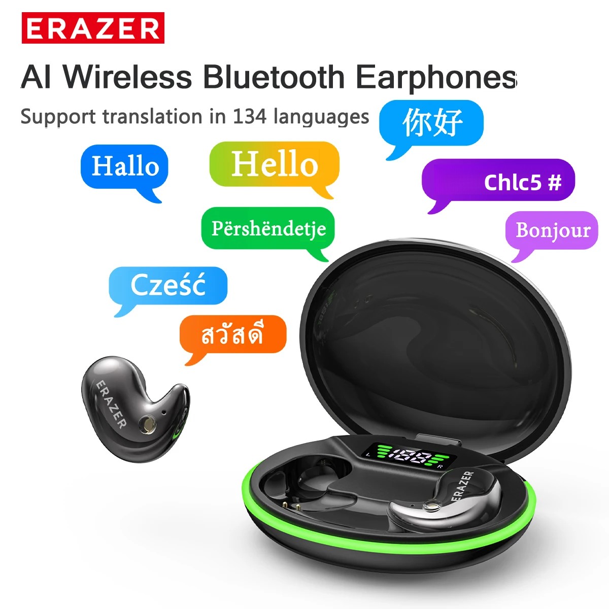 Wireless Charger - Audífonos Bluetooth Intrauditivos EARZER XF58 con