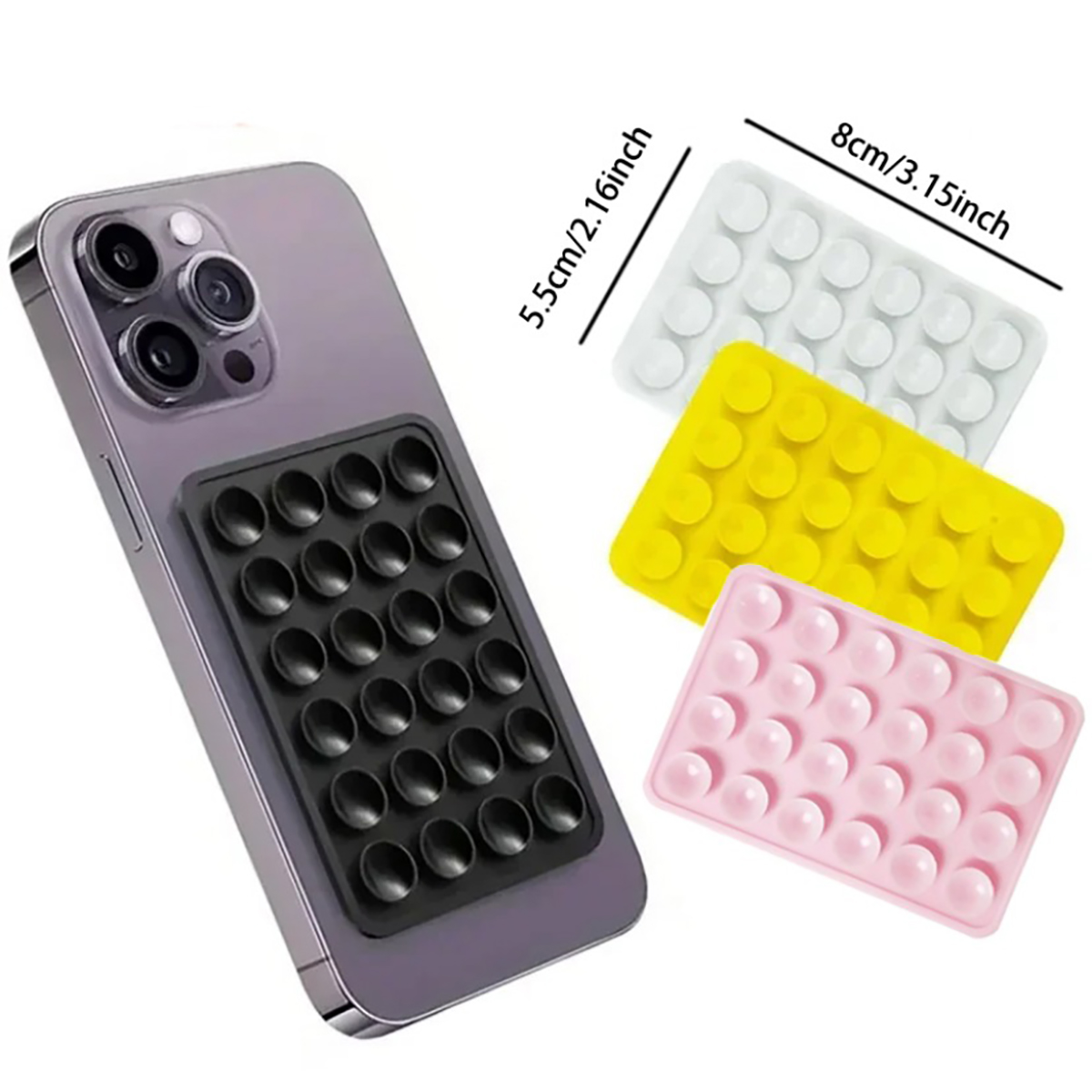 Phone Holder - Alfombrilla de silicona con ventosa para