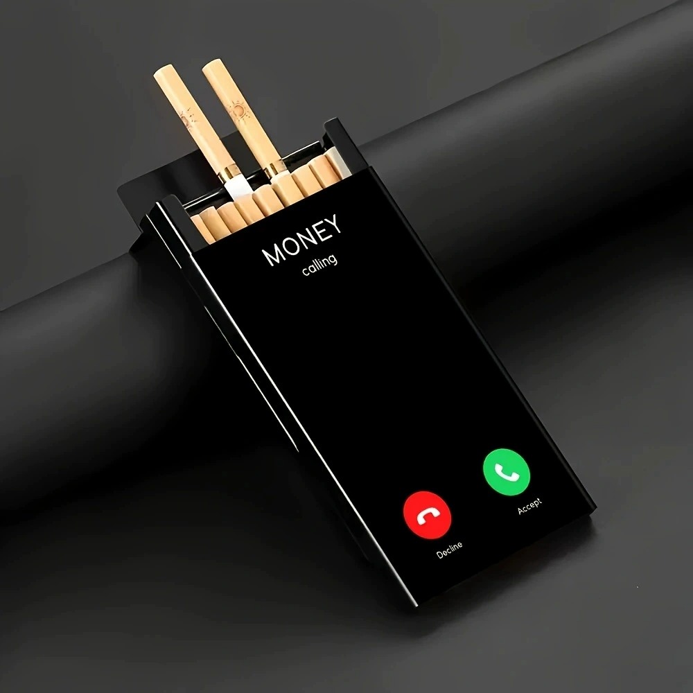 Estuche metálico delgado para  - Phone Holder reseña y precio