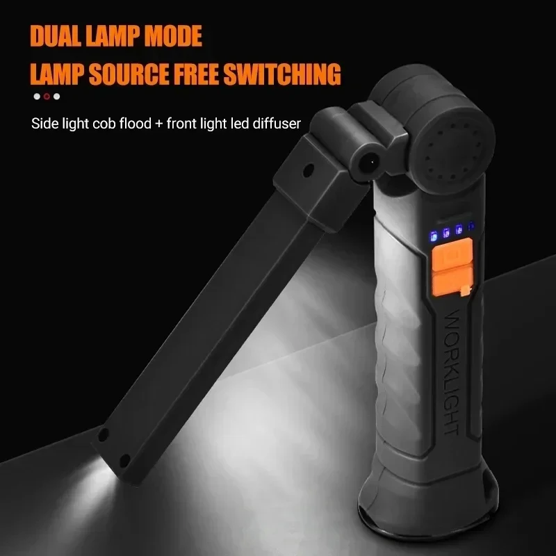 Linterna LED COB portátil, luz - Power Bank reseña y precio