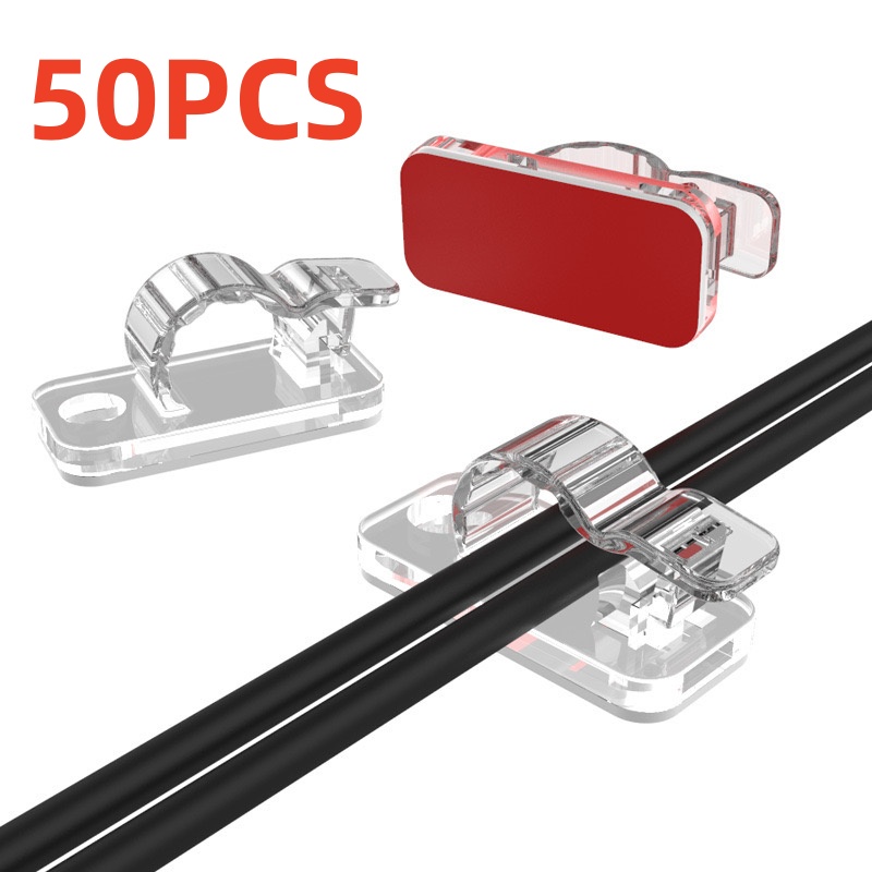 10/50PCS Clips organizadores d - Cable Organizer reseña y precio