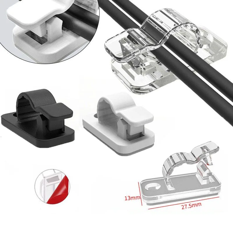 10/50PCS Clips organizadores d - Cable Organizer reseña y precio