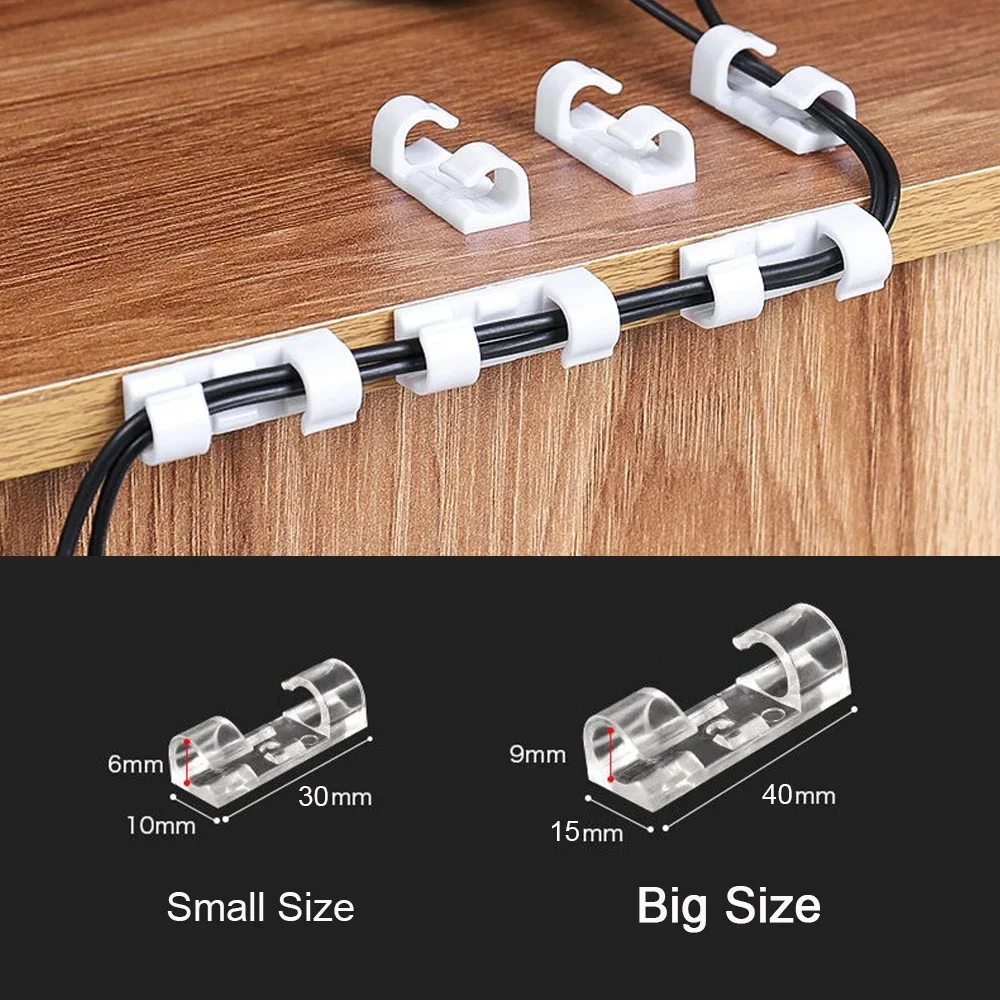 Pequeños clips organizadores d - Cable Organizer reseña y precio