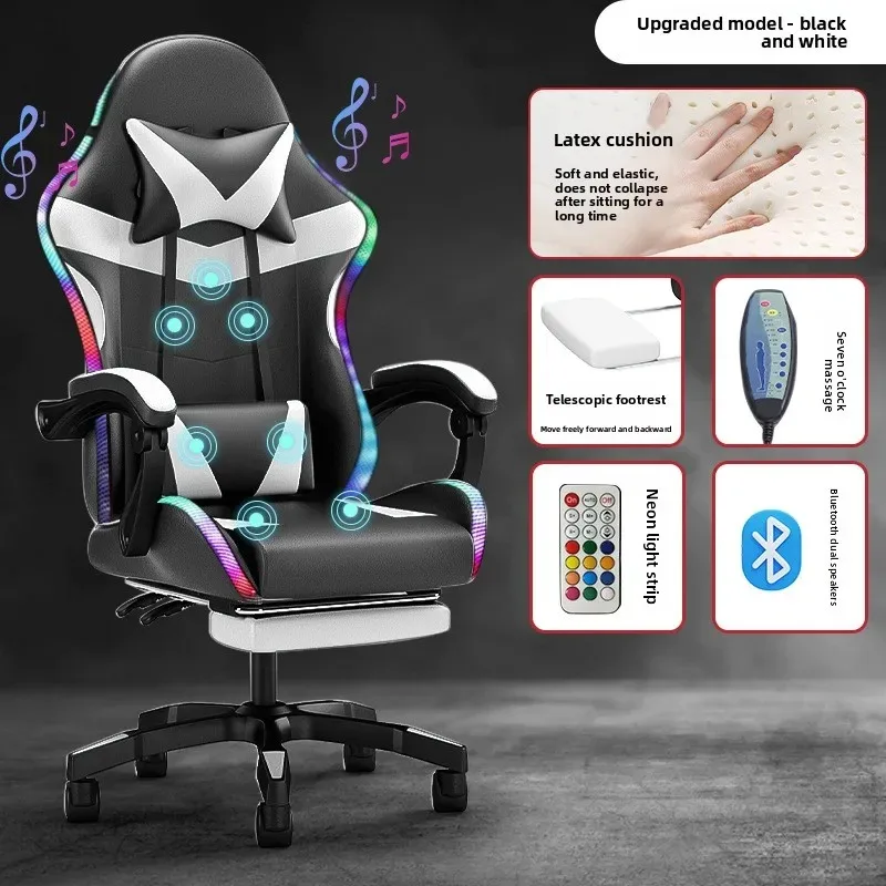 Silla para e-sports con luces, - Bluetooth Speaker reseña y precio
