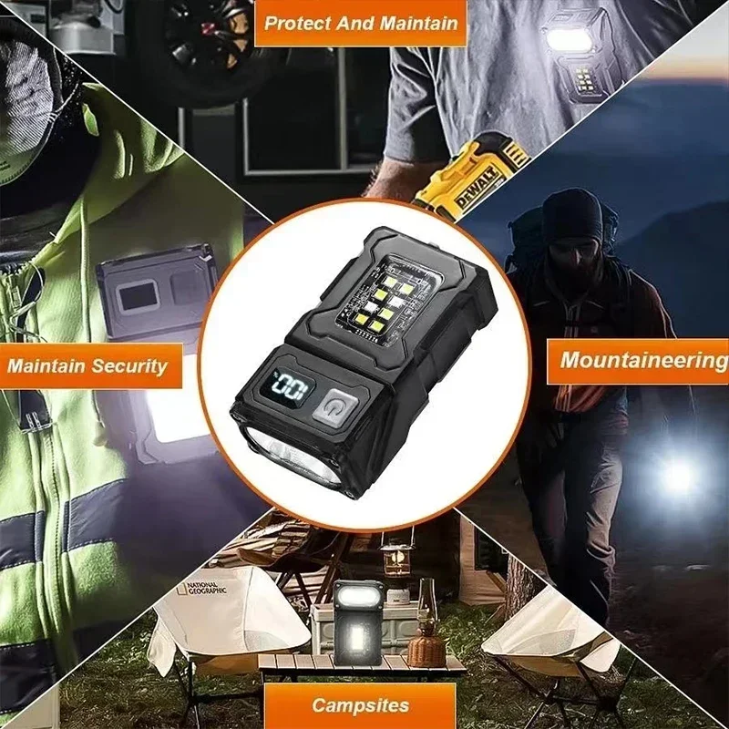 Luz de antorcha magnética, luz - Power Bank reseña y precio
